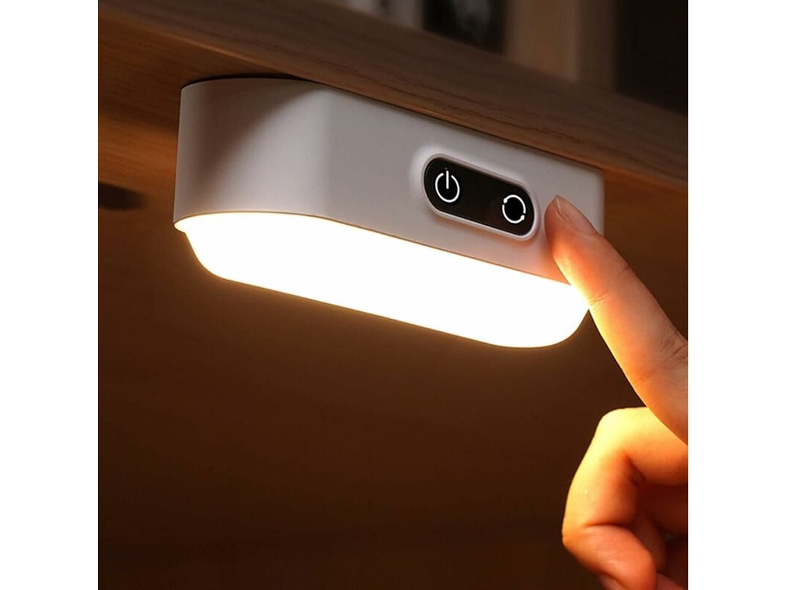 Elegante luz LED para uso versátil, batería recargable que garantiza una iluminación duradera, instalación magnética y carga USB para una configuración conveniente.