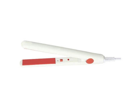 Plancha de pelo 2 en 1, mini plancha de pelo de turmalina de cerámica, placa de belleza, plancha plana, rizador calefactor para salón de BISBISOUS
