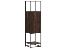 Mueble alto en roble marrón MAISON EXCLUSIVE en madera y metal (35,5x35x139 cm)