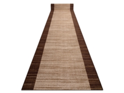 Alfombra de Pasillo con Refuerzo de Goma Streifen 110 cm Marrón