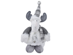 Muñeco Decorativo De Alce Retráctil De Poliéster Para Navidad - Regalo Para Niños