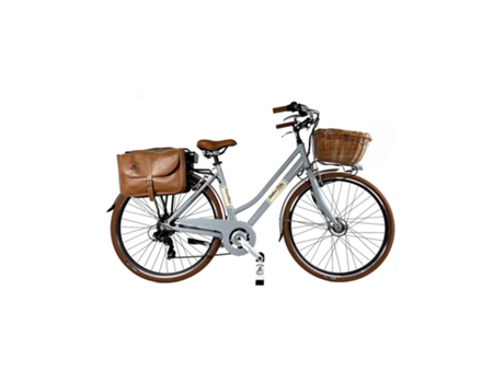 Bicicleta Eléctrica de Ciudad Vintage CANELLINI Dolce Vita Aluminio Mujer Gris 50 DOLCE VITA BY CANELLINI
