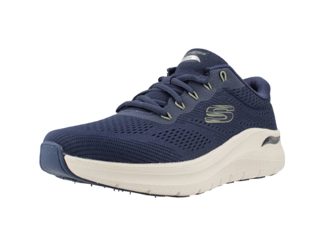 Zapatos de Hombre SKECHERS Arch Fit Tecido Azul (45)