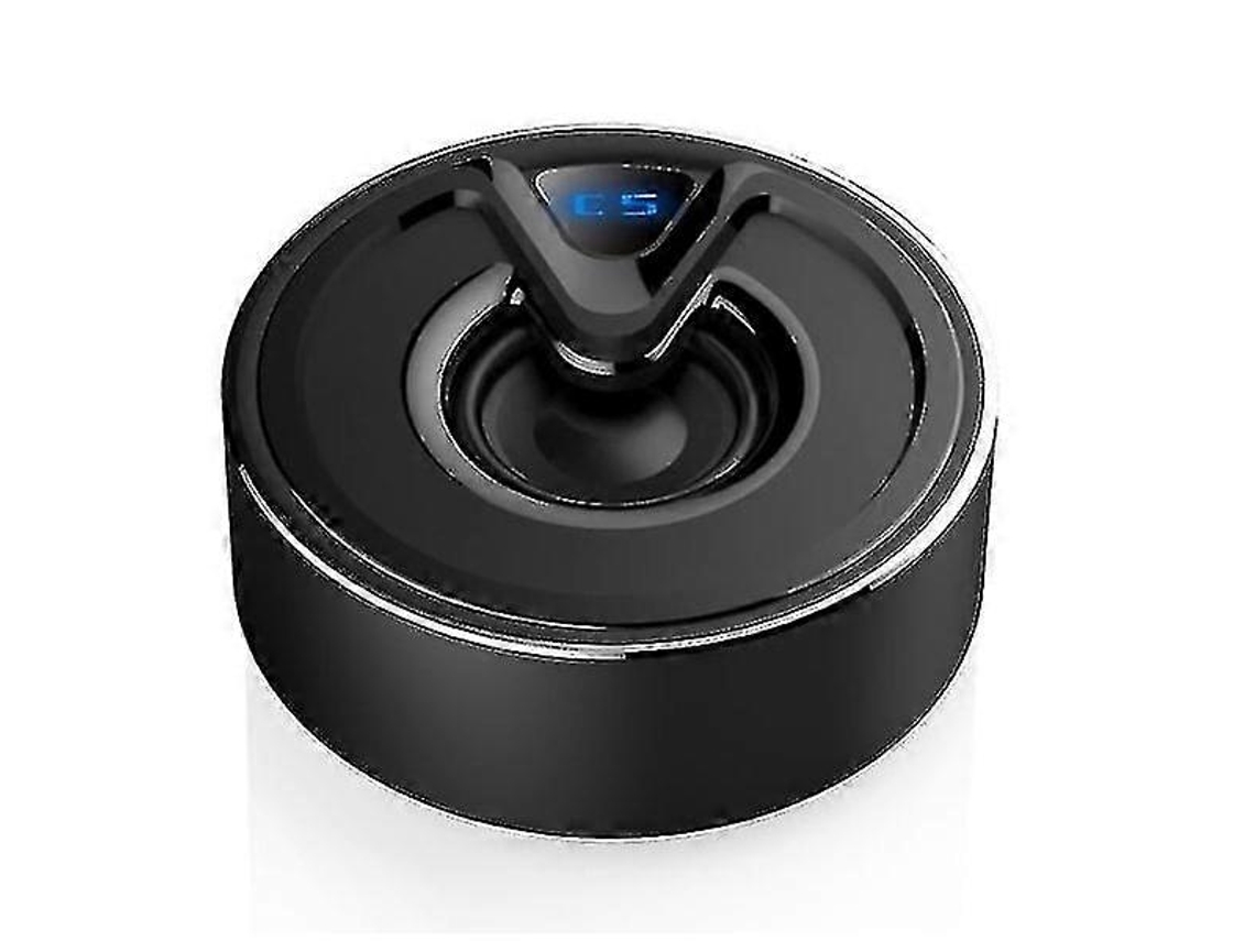 Mini subwoofer con Bluetooth y TWS, reproductor MP3 inalámbrico de dos canales Nostalgia88 (negro)