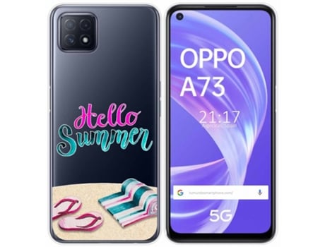 Carcasa Oppo A73 5G TUMUNDOSMARTPHONE Dibujos Transparente Multicolor