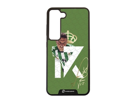 Funda Móvil Oficial Real Betis Fc para Samsung Galaxy S23 PHONECASES3D Piel Sintética Negro
