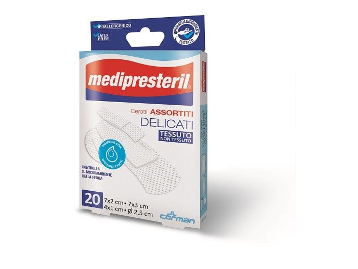 Medipresteril curativo grande delicado TNT 7x3cm 20 piezas Medi Presteril