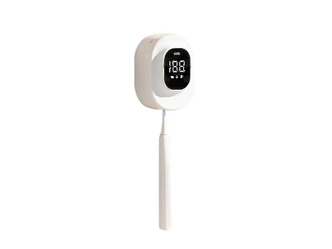 Esterilizador de cepillos de dientes sin taladro, desinfección UV, secado, Nostalgia88 Esterilizador de cepillos de dientes eléctrico