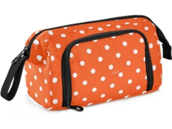 Besportble Estuche De Gran Capacidad Con Compartimento Para Niños Y Lunares Naranjas 24 X 9,5 X 15 Cm