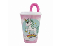 Vaso Con Caña Flexible Con Ilustraciones De Unicornio De 430 Ml 08041 Ofertas Diciembre24
