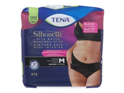 Silhouette Cintura Baja Negra Talla Media 10 Unidades Tena