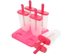Juego de 6 moldes para helado con forma de rosa, moldes base para niños y niñas, Vayotoy