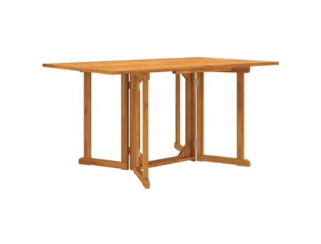 MAISON EXCLUSIVE - Mesa de jardín plegable Butterfly madera de teca 150x90x75 cm