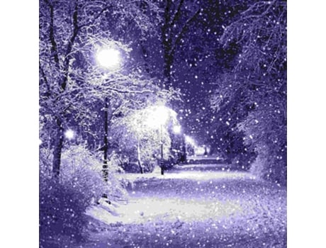Kit de pintura de diamante 5D DIY Patrón de escena de nieve de invierno #2