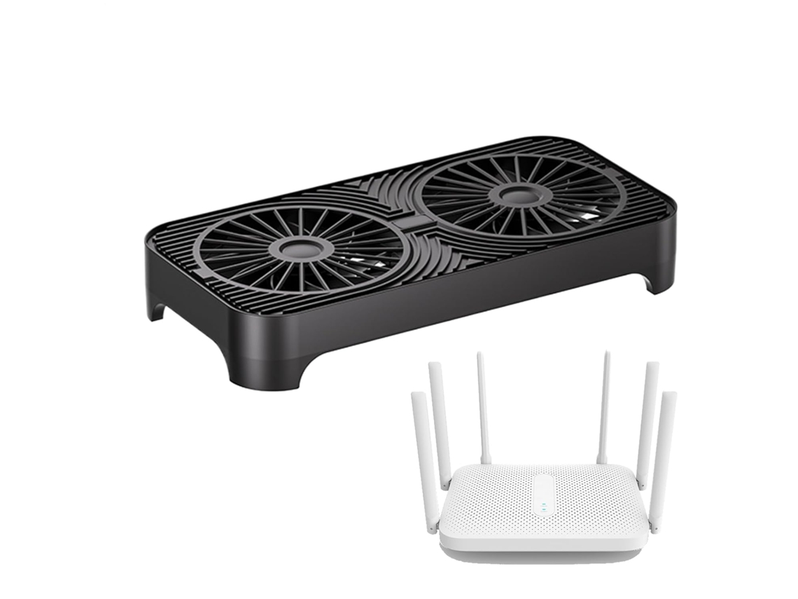 Base Refrigeradora Para Router Wifi Con Base De Refrigeración Amortiguadora |