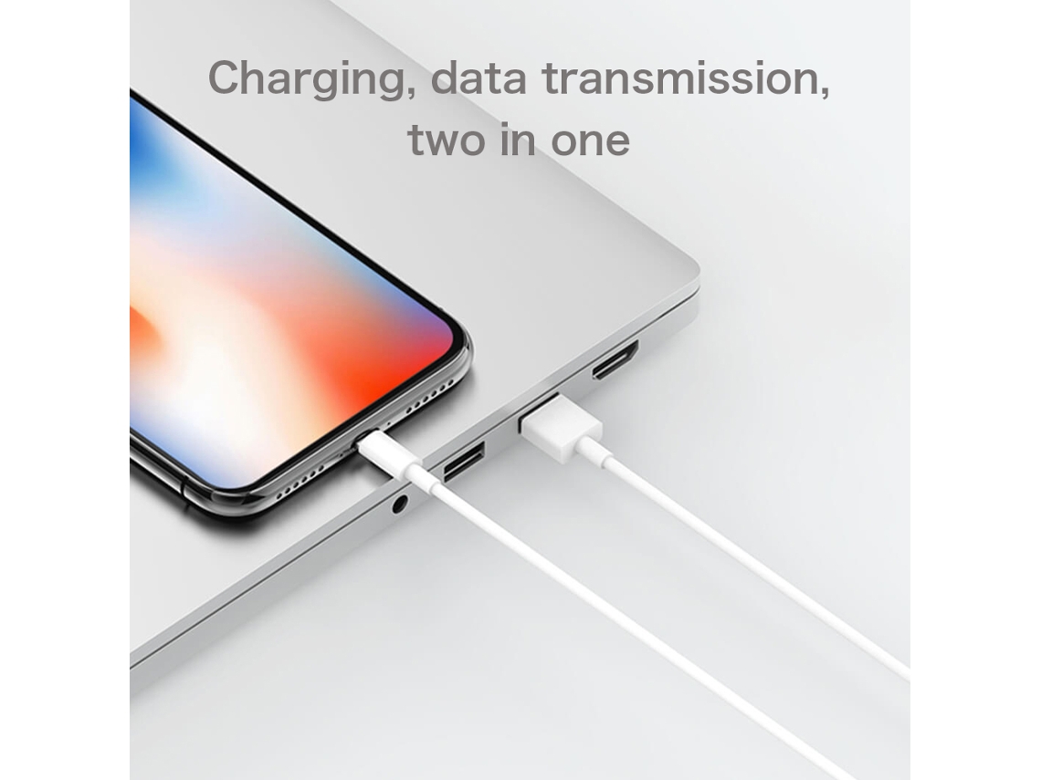 Cabo De Carregamento Rápido Usb Para Iphone 13 12 11 Pro Max X Xs 8 7 6 Se Ipad Switch Branco Tpe