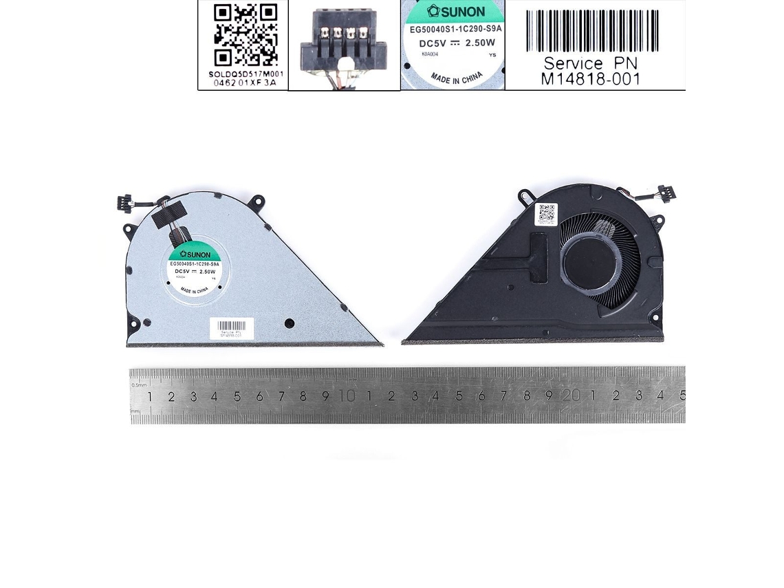 Ventilador de refrigeración para portátil HP Pavilion 15 Eg 15 Eh TPN Q245 Q246org M08945 001 compatible