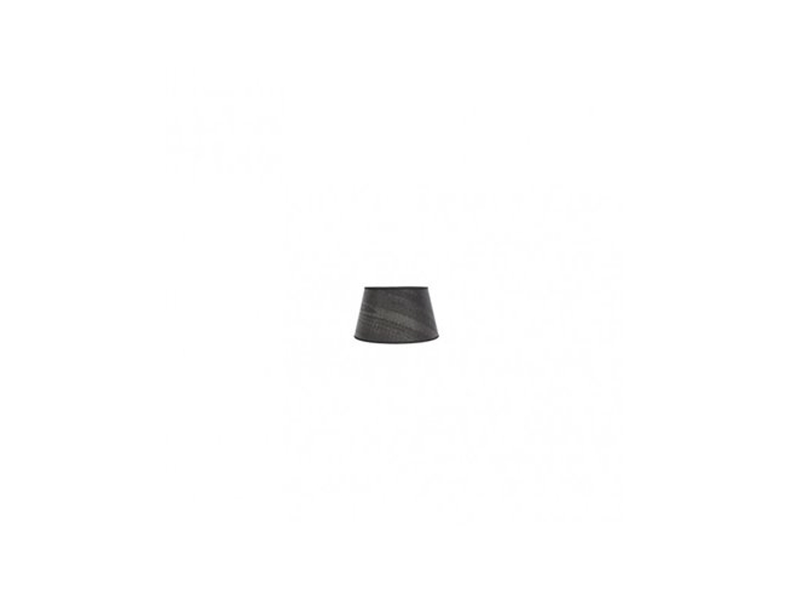 Pantalla Salma Pinza Madera Negra 10dx8dx8h Conica Abierta