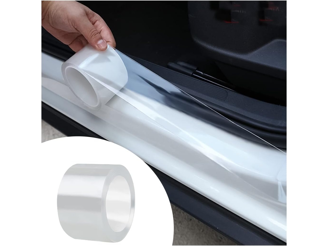 Cinta Protección Parachoques Puerta Coche Transparente Anti-rayones, Accesorios Exterior