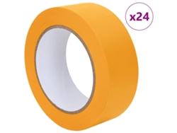 Maison Exclusive - Cintas De Enmascarar Para Pintores 24 Pcs Amarillo 38mm X 50m
