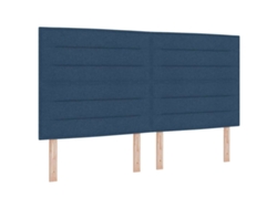 Maison Exclusive - Cabecero Azul 180 Cm Tela