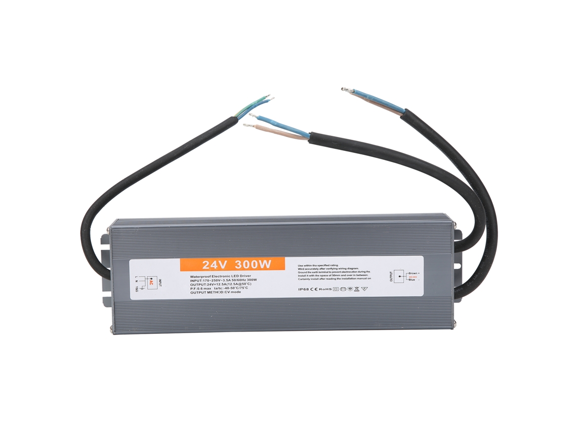 Fuente De Alimentación Switching Impermeable Ultradelgada Led 300w Dc24v Ac170-250v 50/60hz
