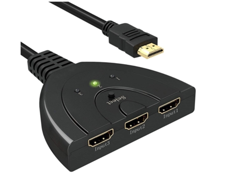Adaptador Hdmi Switch 1080P CHRONUS HDMI1209-Y17 Negro