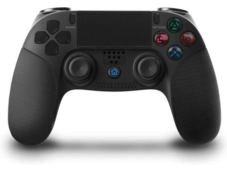 Mando PS4 ENKERS Gamepad (Inalámbrico - Rojo)