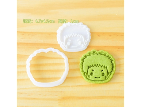 Anime naruto diy cetakan biskuit kawaii kartun sasuke kakashi angka 3d abs plastik biskuit cetakan mainan untuk anak-anak hadiah
