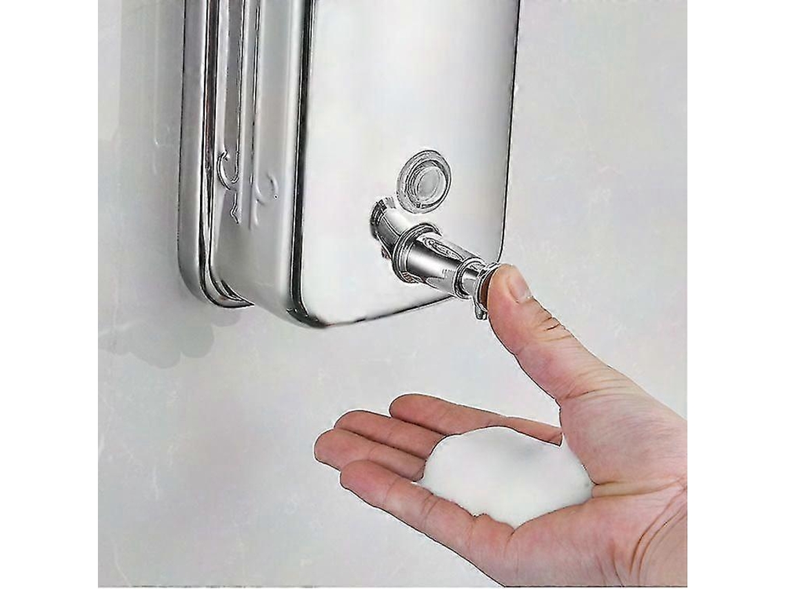 Dispensador de jabón de pared Rosewell de acero inoxidable de 500 ml para baño y cocina