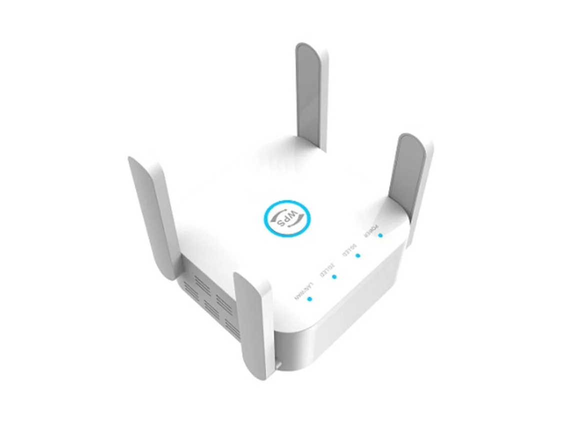 Transceptor de señal WiFi, extensor de enrutador inalámbrico Gigabit doméstico, amplificador de doble frecuencia de 1200 m, repetidor de Internet con P Yizhood