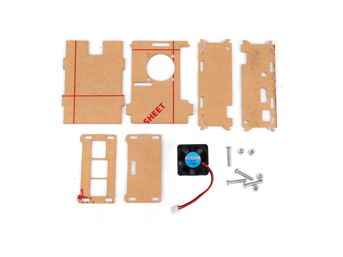 Caja Transparente Para Raspberry Pi 3b+, 3b, 2b Con Ventilador De Enfriamiento + Para Raspberry Pi 3 Model B