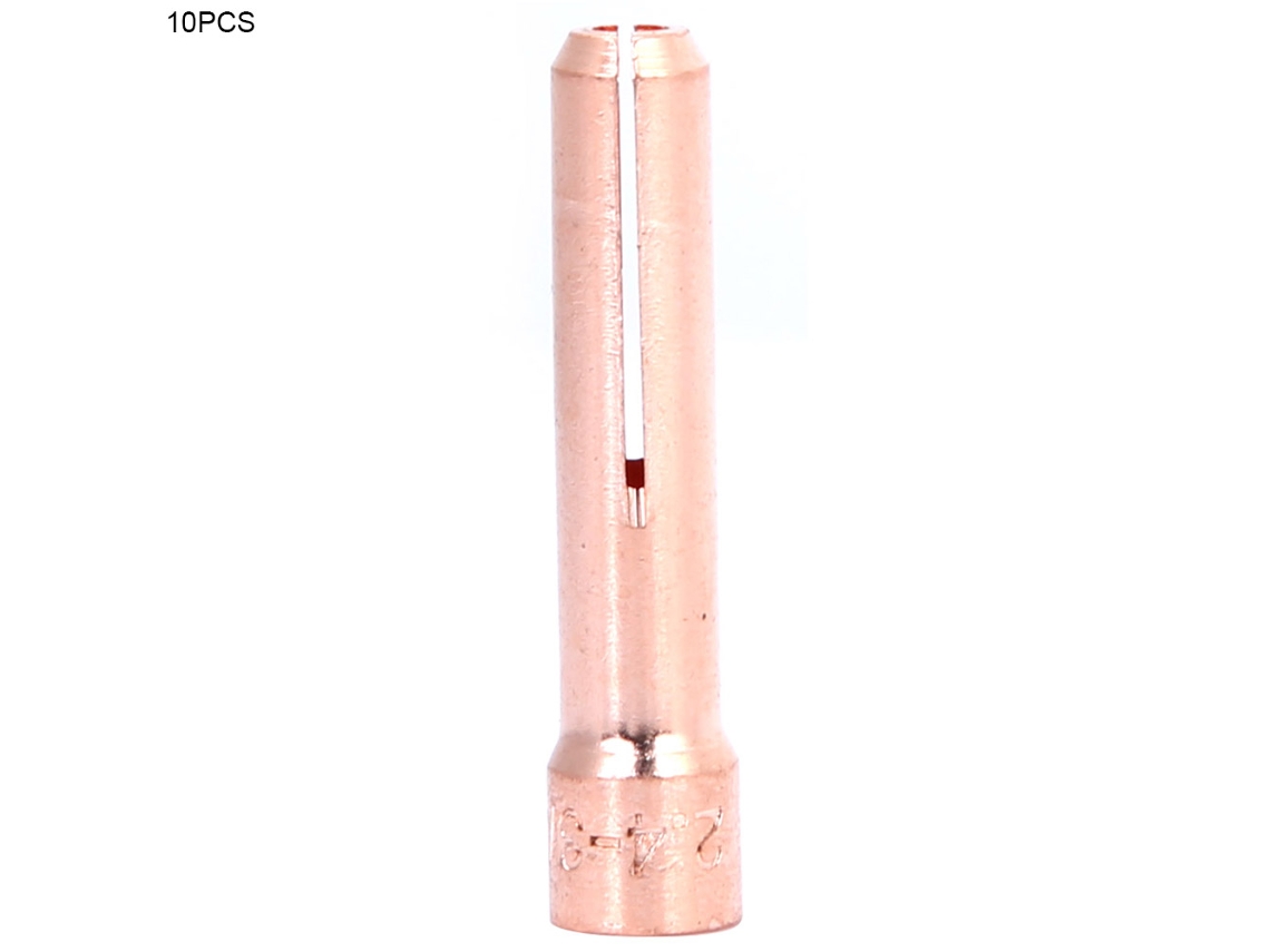 Juego De 10 Unidades De Chalecos De Cobre Para Soldadura Tig, Consumibles 10n22s-25s (10n24s).