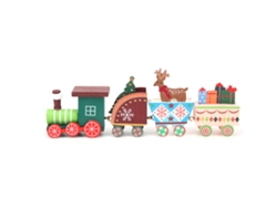 2026-juguete Tren De Madera Para Niños Navideño Mini Diy Decoración Hogar Regalo Navideño