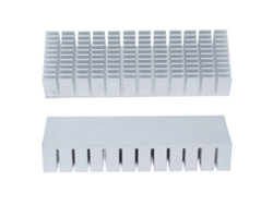 2 Módulos Disipadores De Calor De Aluminio De 120x40x20 Mm Para Placa Base De Cpu (sin Adhesivo)
