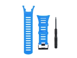 Correa De Caucho Para Reloj Suunto Ambit1/2/3 Azul Plata