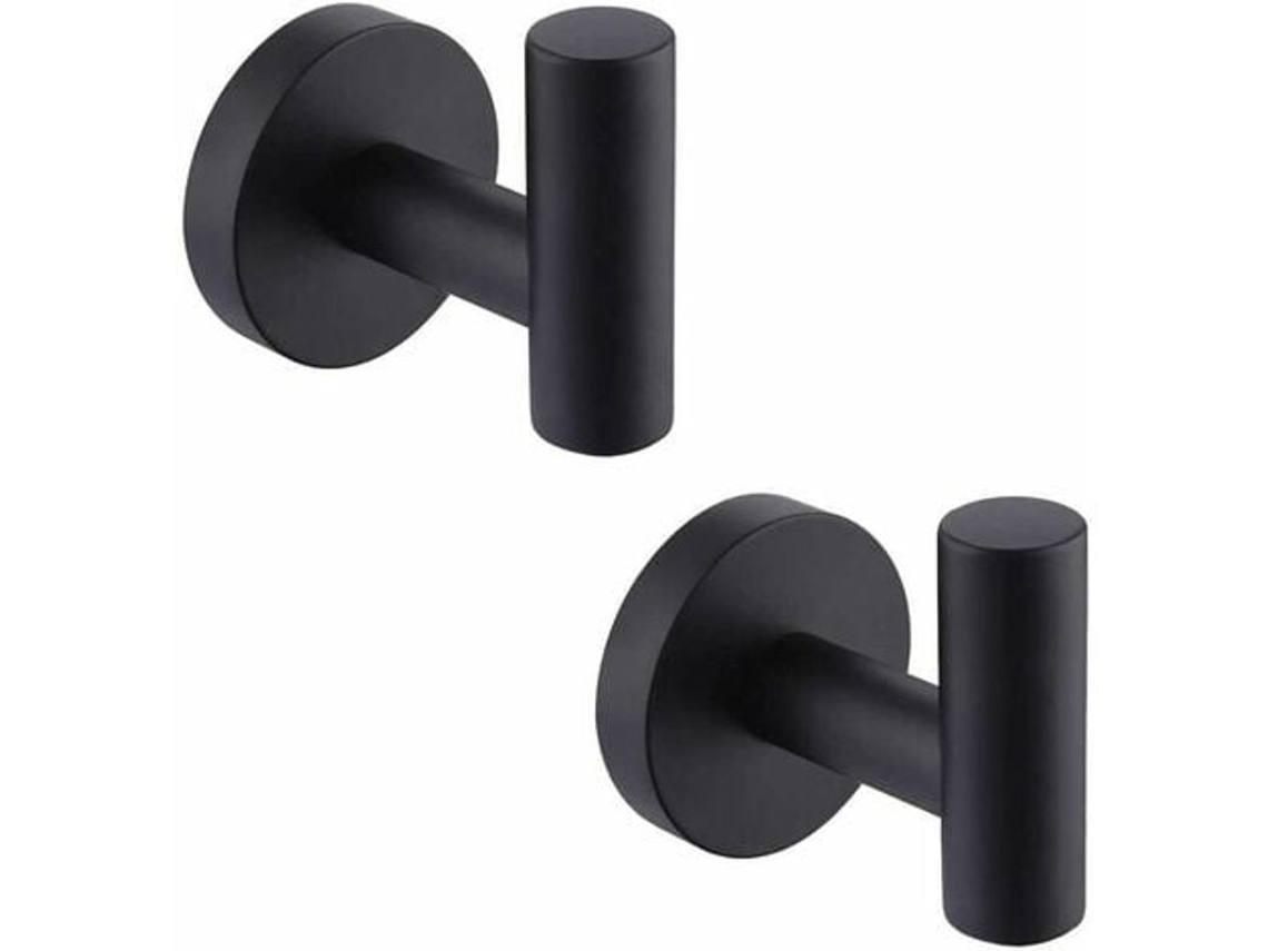 Toallero De Baño De Acero Inoxidable Con Gancho Multifuncional, 2 Piezas