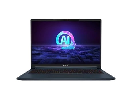 Laptop MSI Stealth 16AI-045X (Azul - 16 GB RAM - 1 TB SSD - 16 - Qwerty Español - Intel Core i7 - Intel - Nvidia Geforce RTX 4060)