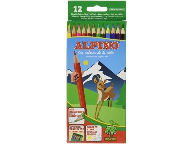 Lápiz de Color ALPINO (12 Un - Multicolor)