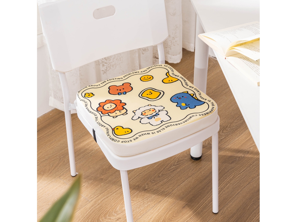Asiento elevador Chrui de 10 cm de grosor con hebilla de seguridad (grafito)