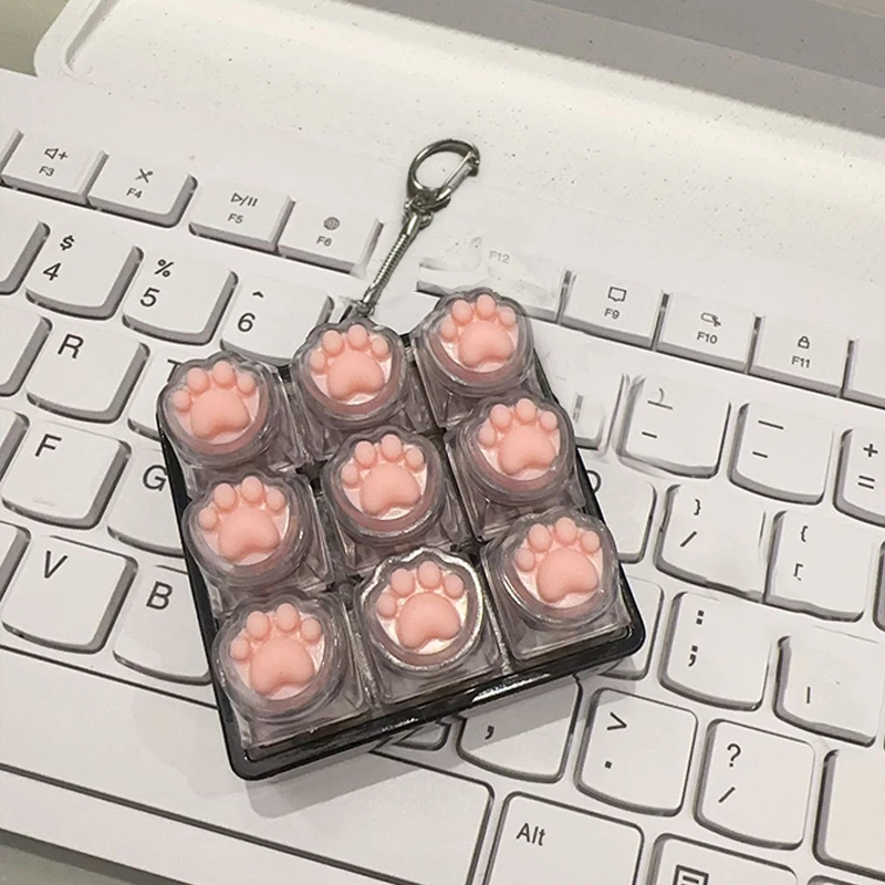 Llavero Antiestrés Con Forma De Teclado, Ideal Para Adultos Y Adolescentes.