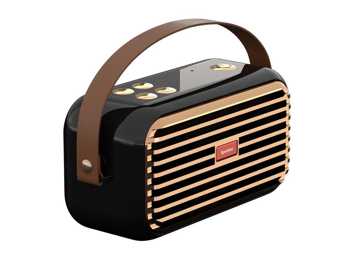 Altavoz Inalámbrico De Estilo Retro Con Subwoofer, Adecuado Para Gimnasios, Salas De Estar Y Estudios.