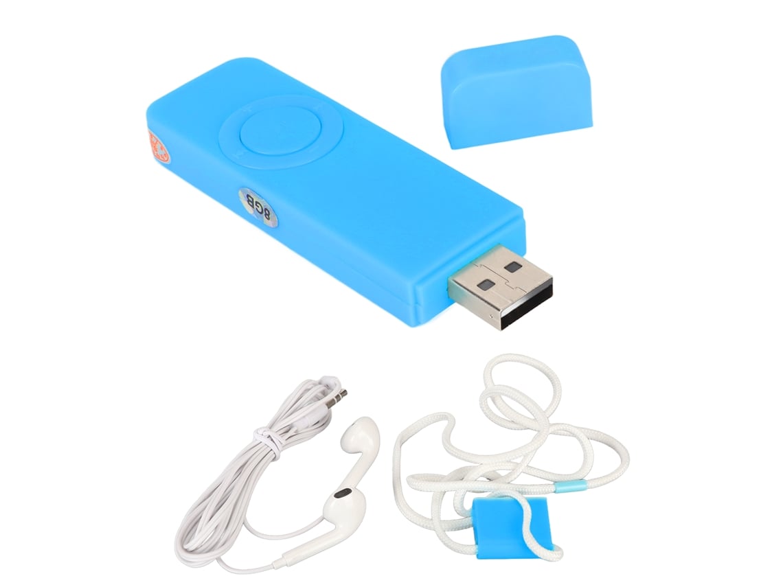 Reproductor de MP3 (memoria de 8 GB, ampliable a 64 GB)