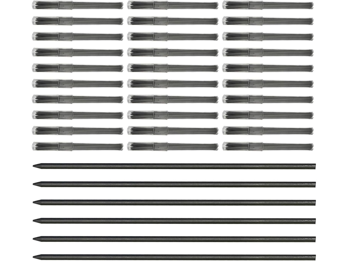 800 Minas Negras De 2,0 Mm Para Portaminas Automáticos, Caja, Para Oficina Y Escuela.