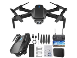 Drone cámara FPV 1080p WiFi 2.4GHz. Modo sin cabeza, sígueme, altitud fija. Regalo niños adultos.