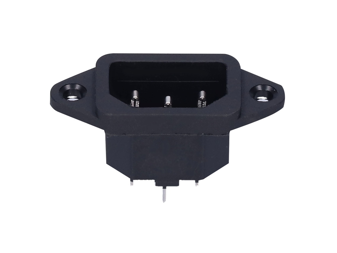 10 Piezas Enchufe Macho Tomacorriente 3 Núcleos Cobre Conector De Montaje En Chasis Suministros Industriales Ac250v 10a