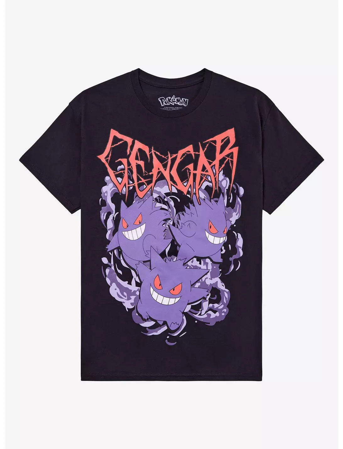 Camiseta unisex para adultos con estampado de Gengar de Pokémon. Talla: L. ROCKINSTONE.