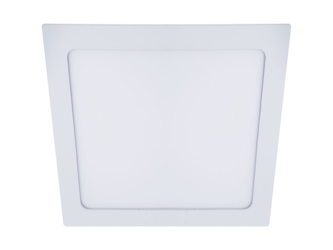 Foco Empotrable Franco Cuadrado 1X18W Led 1260Lm 3000K 120 C.22 5Xl.22 5Xalt.0 2Cm Blanca FERRIMEX