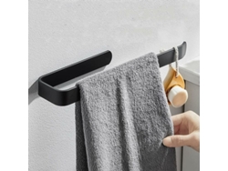 Soporte Para Toallas De Baño, Aro Para Toallas Sin Taladrar, Para Cocina Y Baño, Negro Mate.