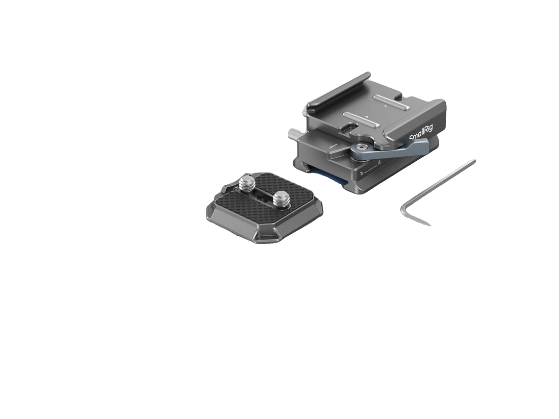 Placa de liberación rápida, diseño antideslizante, compatible con estabilizadores DJI, 4639